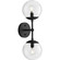 Atwell Two Light Wall Sconce in Matte Black (54|P71011431M)