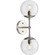 Atwell Two Light Wall Sconce in Brushed Nickel (54|P710114009)