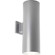 Cylinder Two Light Wall Lantern in Metallic Gray (54|P564282)