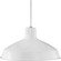 Metal Shade Pendant One Light Pendant in White (54|P509430)