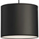 Markor One Light Pendant in Black Parchment (54|P500386193)