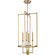 Elara Four Light Foyer Chandelier in Vintage Brass (54|P500363163)