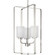 League Three Light Foyer Pendant in Brushed Nickel (54|P500342009)