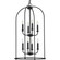 Leyden Eight Light Foyer Pendant in Matte Black (54|P500303031)
