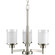 Alexa Three Light Chandelier in Brushed Nickel (54|P445809)