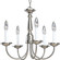 Five Light Five Light Chandelier in Brushed Nickel (54|P400909)