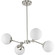 Haas Four Light Chandelier in Brushed Nickel (54|P400307009)