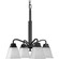 Clifton Heights Four Light Chandelier in Matte Black (54|P40011831M)