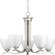 Laird Five Light Chandelier in Brushed Nickel (54|P400063009)