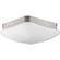 Appeal - Opal Three Light Flush Mount in Brushed Nickel (54|P399209)