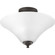 Joy-Bravo Two Light Semi-Flush Mount in Antique Bronze (54|P385520W)