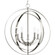 Equinox Five Light Pendant in Polished Nickel (54|P3841104)