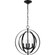 Equinox Four Light Pendant in Black (54|P382731)