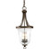 Seeded Glass Three Light Foyer Pendant in Antique Bronze (54|P375320)