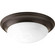 Alabaster Glass Two Light Flush Mount in Antique Bronze (54|P368920)