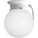 Globe - Opal (Pullchain) One Light Flush Mount in White (54|P360530SW)
