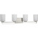 League Four Light Bath Bracket in Brushed Nickel (54|P300344009)