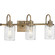Aiken Three Light Bath Bracket in Vintage Brass (54|P300322163)