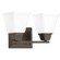 Clifton Heights Two Light Bath in Antique Bronze (54|P300159020)