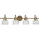 Archie Four Light Bath Bracket in Vintage Brass (54|P2997163)