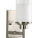 Alexa One Light Bath in Brushed Nickel (54|P295909)