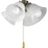 Fan Light Kits LED Fan Light Kit in Brushed Nickel (54|P264309WB)