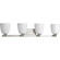 Fleet Four Light Bath Bracket in Brushed Nickel (54|P216809)