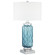 Waverly One Light Table Lamp in Blue-Sea (24|88F88)