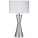 Troubadour Table Lamp in Brushed Nickel/Brushed Steel (24|2D401)