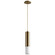 Opus LED Pendant in Aged Brass (440|3654140)