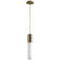 Magnum LED Pendant in Aged Brass (440|3653140)
