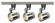 LED Track Kit in Brushed Nickel (72|TK427)