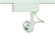Track Heads White One Light Track Head in White (72|TH238)