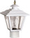One Light Post Lantern in White (72|SF77899)