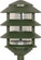One Light Outdoor Lantern in Green (72|SF77324)