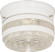One Light Flush Mount in White (72|SF77097)