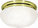 Two Light Flush Mount in Polished Brass (72|SF76678)