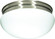 Two Light Flush Mount in Brushed Nickel (72|SF76605)