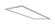 2X4 Backlit Panel Flange Kit in White (72|65590)