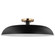 Colony One Light Flush Mount in Matte Black / Burnished Brass (72|607497)