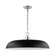 Colony One Light Pendant in Matte Black / Polished Nickel (72|607488)