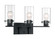 Sommerset Three Light Vanity in Matte Black (72|607273)