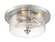 Bransel Three Light Flush Mount in Brushed Nickel (72|607191)