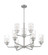 Sommerset Nine Light Chandelier in Brushed Nickel (72|607179)