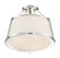 Cutty Three Light Semi Flush Mount in Polished Nickel (72|606996)