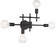 Delphi Four Light Vanity in Black (72|606861)