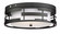 Lansing Three Light Flush Mount in Midnight Bronze (72|606434)