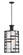 Lansing Four Light Pendant in Midnight Bronze (72|606433)