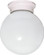 One Light Flush Mount in White (72|606033)