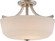 Laguna Two Light Semi Flush Mount in Brushed Nickel (72|605826)